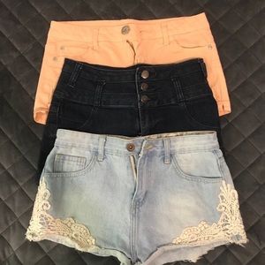 High rise Jean Shorts Bundle!!